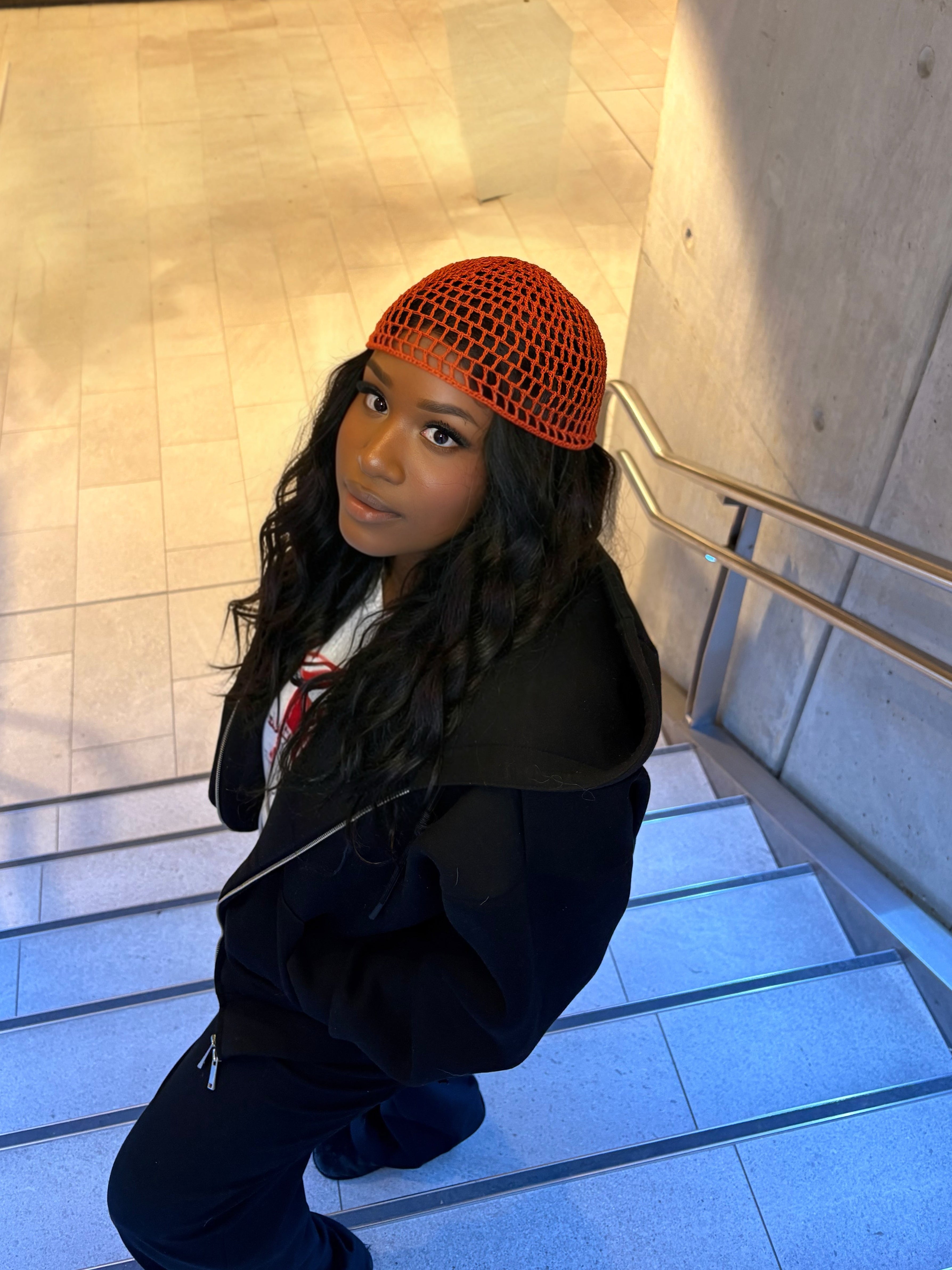 Bonnet filet – Pastel & Chaos